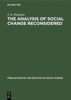 The analysis of social change reconsidered - Ponsioen, J. A.