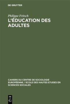 Cover L'éducation des adultes