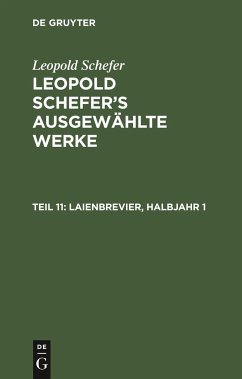 Laienbrevier, Halbjahr 1 - Schefer, Leopold