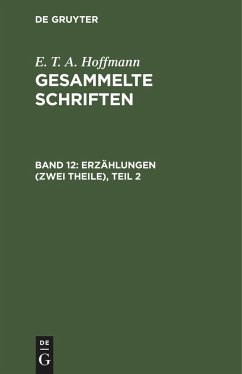 Erzählungen (Zwei Theile), Teil 2 - Hoffmann, E. T. A.