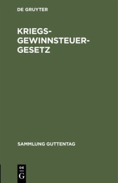 Kriegsgewinnsteuergesetz