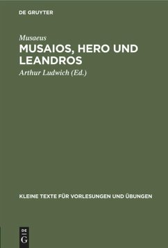 Musaios, Hero und Leandros - Musaeus