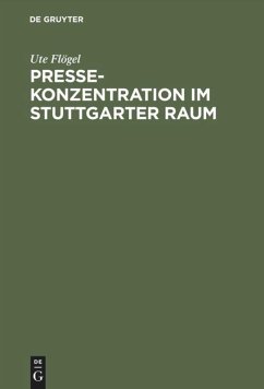 Cover Pressekonzentration im Stuttgarter Raum