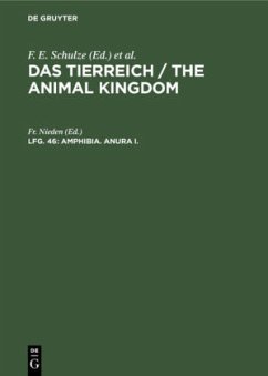 Cover Amphibia. Anura I.