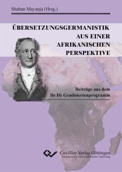 Cover Übersetzungsgermanistik aus einer afrikanischen Perspektive