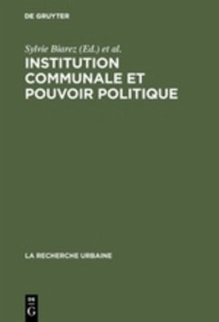 Institution communale et pouvoir politique Hardcover | Indigo Chapters
