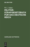 Militär-Strafgesetzbuch für das Deutsche Reich
