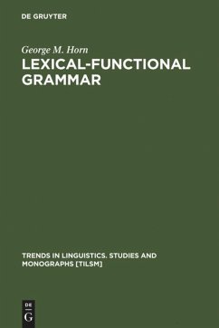 Lexical-Functional Grammar - Horn, George M.