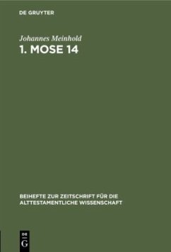 1. Mose 14 - Meinhold, Johannes