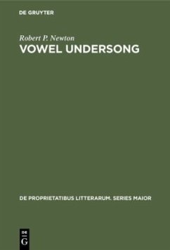 Vowel undersong - Newton, Robert P.