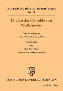 Die Lieder Oswalds von Wolkenstein - Oswald von Wolkenstein