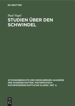 Studien über den Schwindel - Vogel, Paul