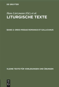 Cover Ordo missae Romanus et Gallicanus
