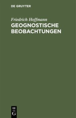 Geognostische Beobachtungen - Hoffmann, Friedrich
