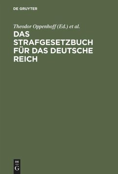 Das Strafgesetzbuch für das Deutsche Reich