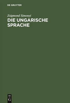 Die ungarische Sprache - Simonyi, Zsigmond