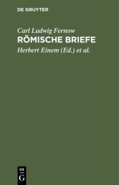 Römische Briefe - Fernow, Carl Ludwig