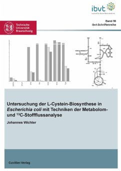 Untersuchung der L-Cystein-Biosynthese in Escherichia coli mit Techniken der Metabolom- und 13C-Stoffflussanalyse - Wichter, Johannes