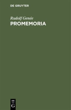 Promemoria - Genée, Rudolph