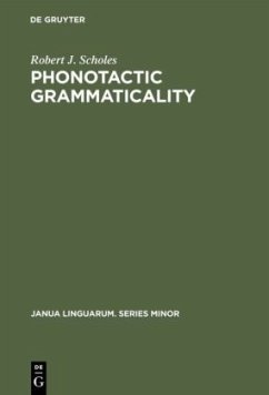 Phonotactic grammaticality - Scholes, Robert J.