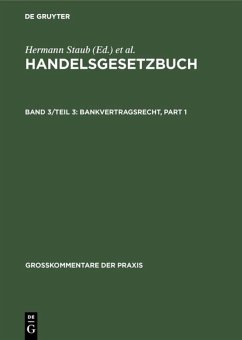 Bankvertragsrecht - Handelsgesetzbuch