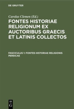 Fontes historiae religionis Persicae