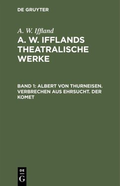Cover Albert von Thurneisen. Verbrechen aus Ehrsucht. Der Komet