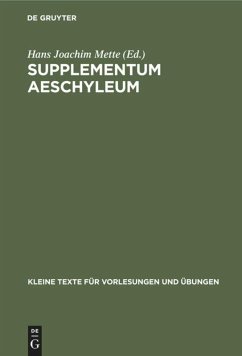 Supplementum Aeschyleum