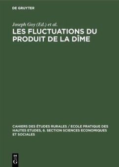 Les fluctuations du produit de la dîme