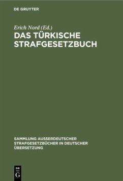 Das türkische Strafgesetzbuch