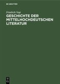 Geschichte der mittelhochdeutschen Literatur