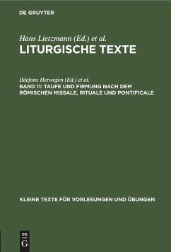 Taufe und Firmung nach dem römischen Missale, Rituale und Pontificale