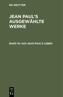 Aus Jean Paul's Leben - Paul, Jean