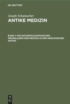 Cover Die naturphilosophischen Grundlagen der Medizin in der griechischen Antike