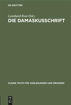 Cover Die Damaskusschrift