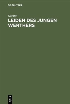 Cover Leiden des jungen Werthers