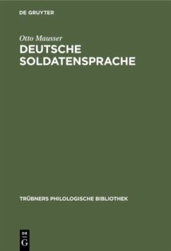 Deutsche Soldatensprache - Mausser, Otto