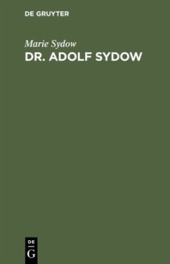 Dr. Adolf Sydow - Sydow, Marie