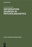 Information sources in psycholinguistics