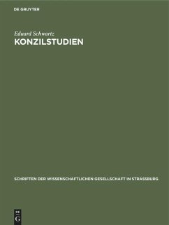 Konzilstudien - Schwartz, Eduard