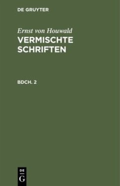 Ernst von Houwald: Vermischte Schriften. Bdch. 2 - Houwald, Ernst von