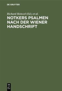 Notkers Psalmen nach der Wiener Handschrift