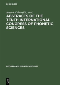 Abstracts of the Tenth International Congress of Phonetic Sciences