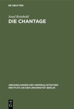 Die Chantage - Reinhold, Josef