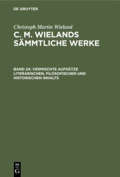 Vermischte Aufsätze literarischen, filosofischen und historischen Inhalts - Wieland, Christoph Martin