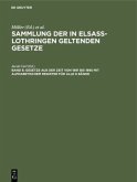 Gesetze aus der Zeit von 1891 bis 1895 mit alphabetischem Register für alle 6 Bände