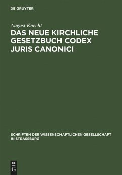 Das neue Kirchliche Gesetzbuch Codex Juris Canonici