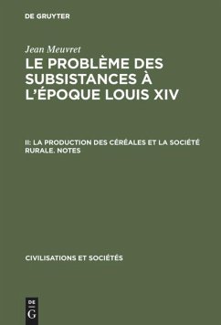 La production des céréales et la société rurale ¿ Notes - Meuvret, Jean