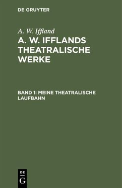 Cover Meine theatralische Laufbahn