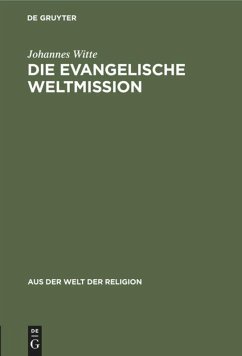 Cover Die evangelische Weltmission